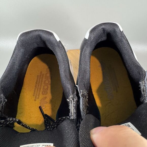 Adidas Falcon Trail Womens 9.5 Black‎ White Oreo Shoes Sneakers Athletic - Picture 7 of 8